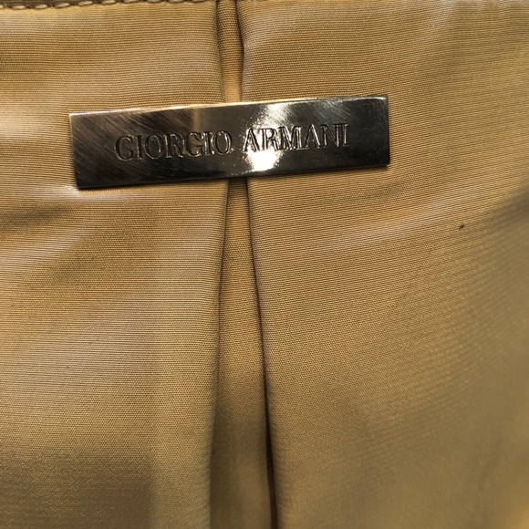 Small Giorgio Armani tan tote - Picture 7 of 8